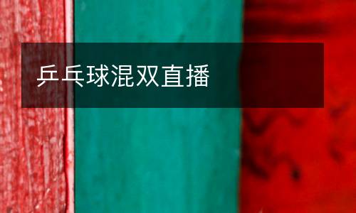 乒乓球混雙直播