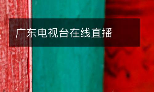 廣東電視臺(tái)在線直播