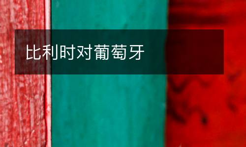 比利時對葡萄牙