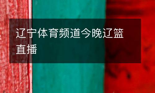 遼寧體育頻道今晚遼籃直播
